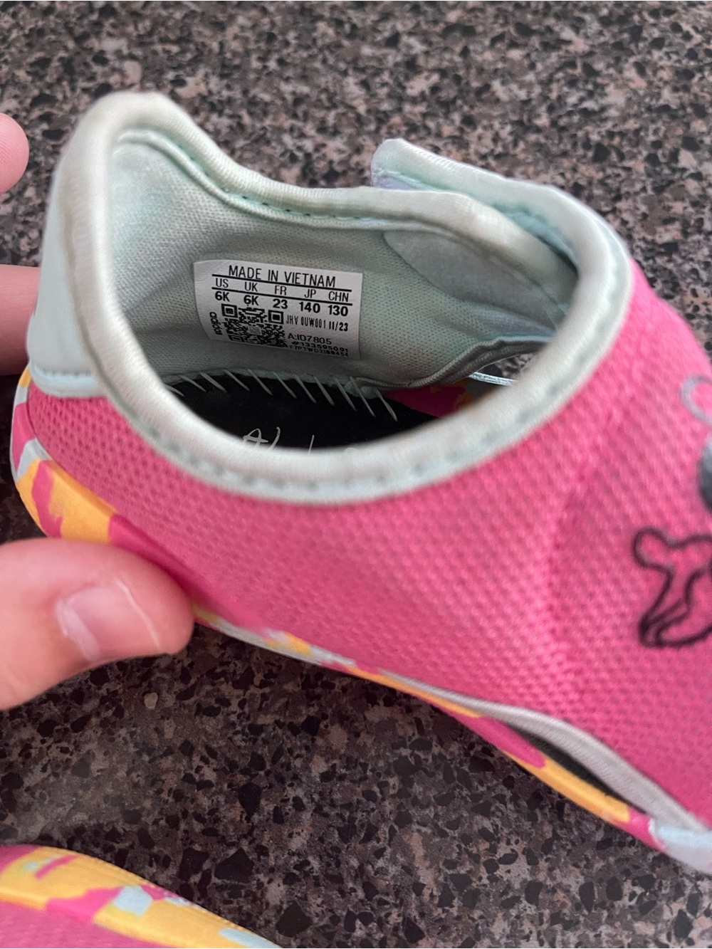 Adidas X Disney Minnie Mouse Altaventure Swim Sandals Water Shoes Pink Girls 6 - Picture 3 of 8